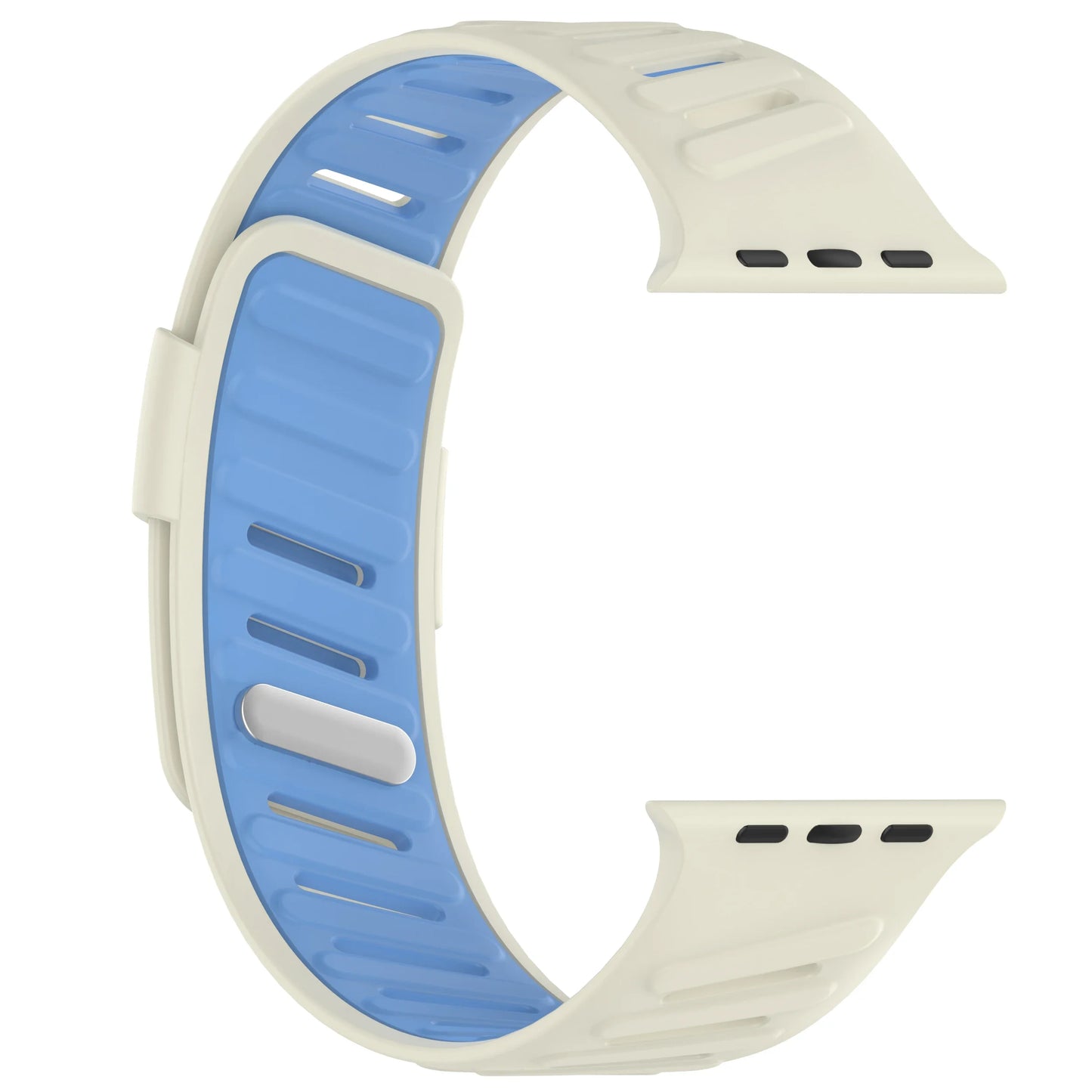 Silicone Sport Band For Apple Watch Ultra2 3 49mm Strap 42mm 44mm 45 46mm Slanted Buckle Bracelet for iWatch 11 10 9 8 7 654SE3
