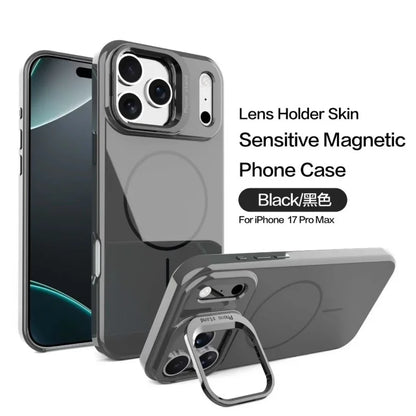 Bright high transparency magnetic case suitable for iPhone17Air 17Pro 16 15 14 13ProMax scratch resistant wireless charging case