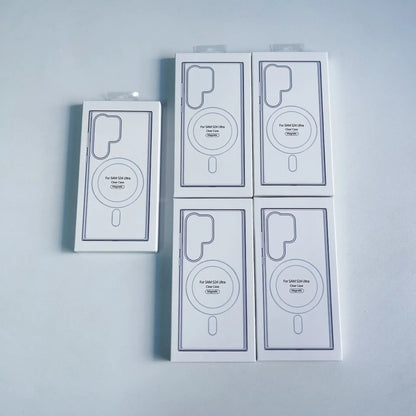Original For Magsafe Magnetic Case for Samsung Galaxy S26 S25 S24 S21 FE S22 S23 Ultra Plus Wireless Charging Shockproof Cover