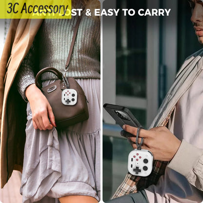 Case For Apple AirPods 4 With Lock Hard Earphone Protector Cover For Air Pods 4th Gen 2024 Case With Keychain ForAirPod Pro Case