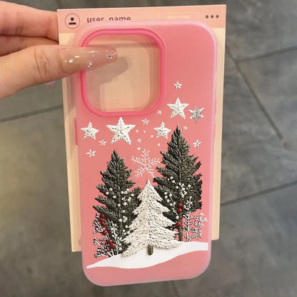 Funda For Samsung Galaxy A16 A56 5G A17 A55 Case Christmas Tree Phone Case For Galaxy S25 FE S24 S23 Ultra Plus S22 Back Cover