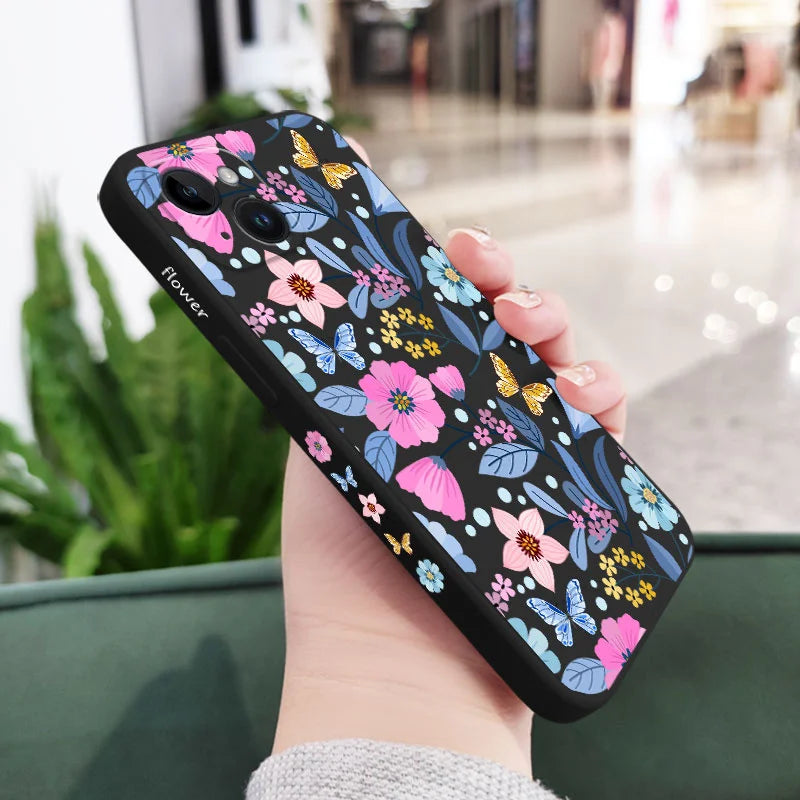 Miss Pattern Phone Case For iPhone 16 15 14 13 12 11 Pro Max Mini X XR XS SE2020 8 7 Plus 6 6S Plus Cover