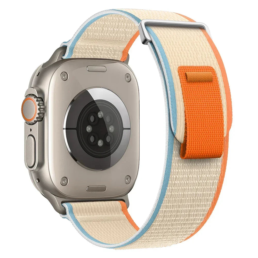 Trail Loop Strap For Apple Watch Ultra 2 49mm Series 9 8 7 45mm 41mm Sports Nylon Wristband For iWatch 6 5 4 3 SE 44mm 40mm 42mm
