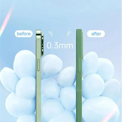 For iPhone 17 Pro Case Liquid Silicone Plain Rubber TPU Case For iPhone 17 Pro Cover Protector For iPhone 17 Air Pro Max Case