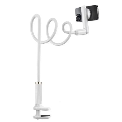 Eary Gooseneck Phone Stand Holder For Bed Kitchen Magnetic Kickstand Adjustable Long Arm Flexible Lazy Bracket For 4-7In Devices