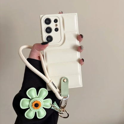 Soft Down Jacket Phone Case for Samsung Galaxy S25 Edge S23 S24 Ultra S22 S21 FE S20 A56 A36 A16 A06 A35 A55 A05 A15 A54 A34