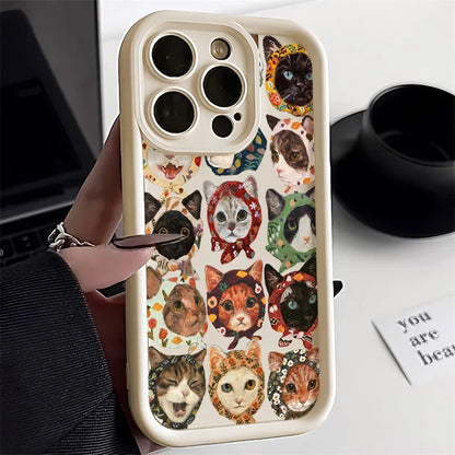 Cute Flower Phone Case For iPhone 13 Case for iPhone 11 16 14 17 12 15 Pro Max XR XS X 7 8 Plus SE Cartoon Frog Strawberry Cover
