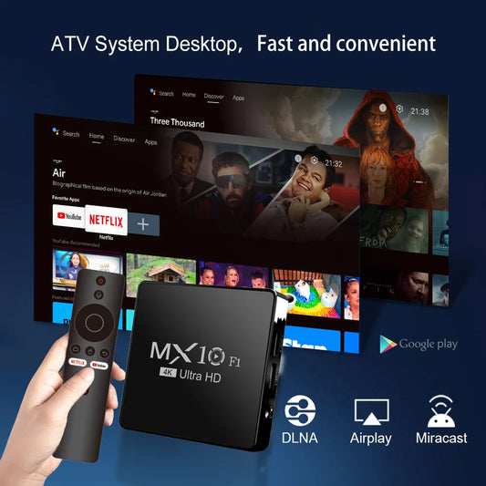 android tv box decoder 2024 4k android 13 mx10 f1 digital wholesale onn certificado smart android tv box