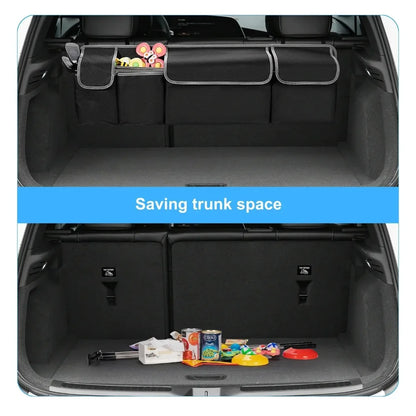 SUV Car Trunk Organizer Backseat Storage Bag Hanging Organizer for SUV Truck MPV with Multi Pockets Durable Seat Back Organizer