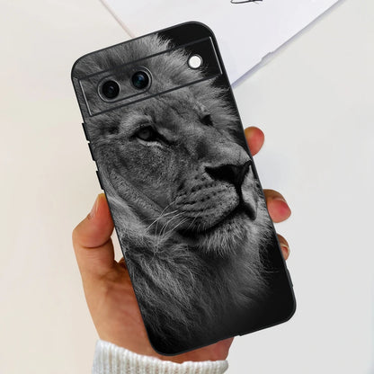 For Google Pixel 8A Case Stylish Painted Cover Soft TPU Shockproof Phone Case For Google Pixel 8 Pro Pixel8A Fundas Coque Bumper