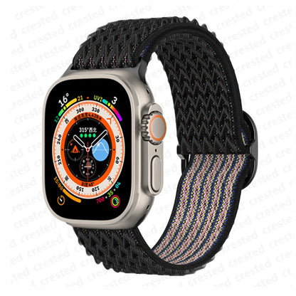 Scrunchie Strap for Apple watch band 45mm 44mm 40mm 41mm 42mm 46mm 49mm Elastic Nylon bracelet iWatch 11 10 9 8 7 6 se Ultra 3/2