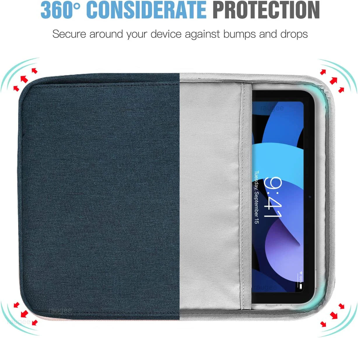 Tablet Sleeve Bag For iPad Pro 12 9 11 iPad 10th Air 5 4 3 10.9 10.2 inch 9th 8th 7th Generation 2021 2022 Tablet Bag Pouch