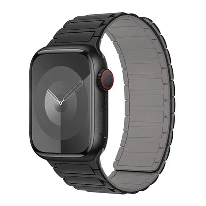 Magnetic Loop strap for Apple watch S10 46mm 42mm 40mm 41mm 45mm 44mm 49mm Silicone Strap for lWatch Series Ultra 2 9 8 7 6 5 4