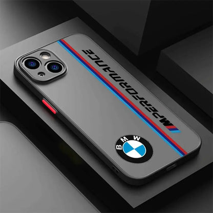 Sports Car Brand-B-M-W Phone Case for Apple iPhone SE 16e 12 Mini 6s XS X 7 8 SE 15 Pro Max 16 Pro 11 Pro Max XR 14 13 Pro Black