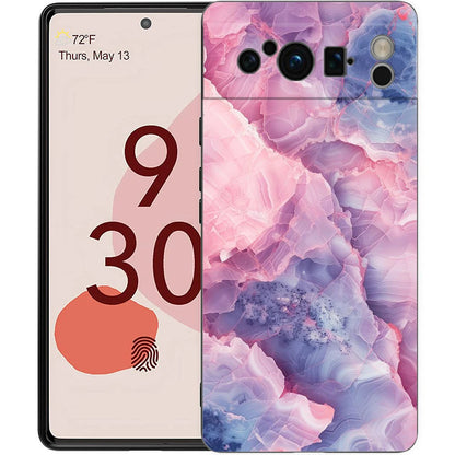 Marble Phone Case For Google pixel 9 8 7 6 Pro 8A 6A 7A 5G Silicone Shockproof Black Cover Fundas