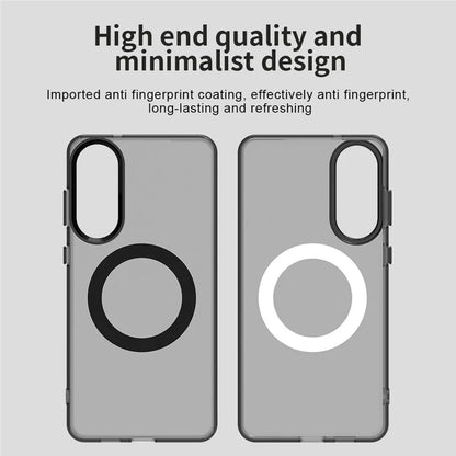 Magnetic Wireless Charge For Magsafe Case for Samsung Galaxy S23 FE S24 Plus S25 Ultra Edge Matte Translucent Cover