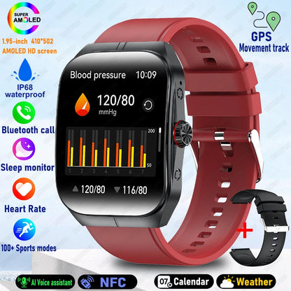 2025 New HD  AMOLED screen For OPPO Watch 4 Pro Sports Smart Watches Men GPS Track Waterproof Bluetooth Call NFC Smart Watch