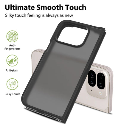 Pixel 9 Pro Fold Matte Clear Phone Case, Drop Protection Slim frosted Cover For Google Pixel 9 Pro Fold