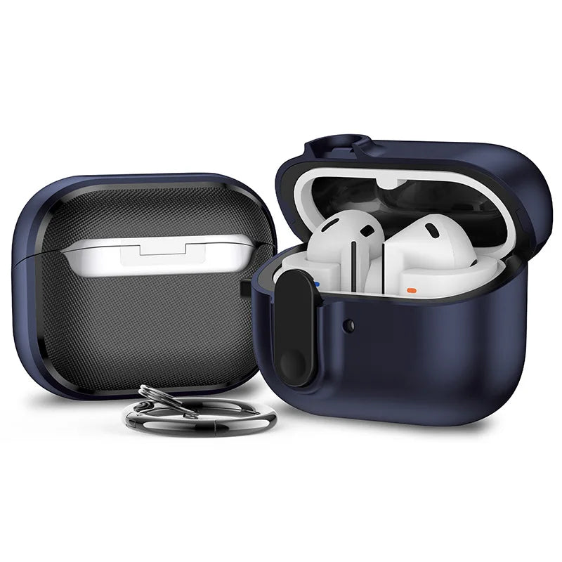 Protective Case For Samsung Galaxy Buds 3 Pro Earphone Cover For Galaxy Buds 3 Security Lock Wireless Headphone Case Accessories