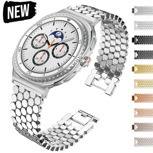Metal Alloy Bracelet for Samsung Galaxy Watch 8 Classic 46mm 8 40mm 44mm Ultra 2025 47mm Women Strap for Galaxy Watch Wristband