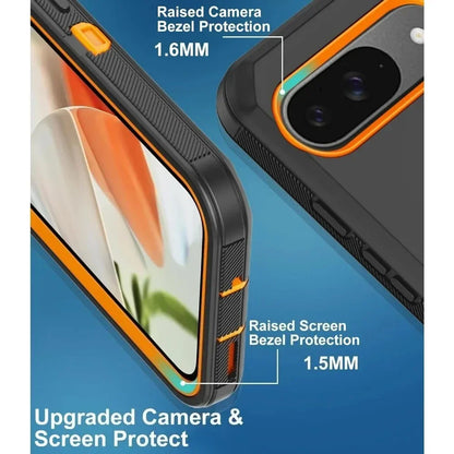 Heavy Duty Military Grade Matte Impact Resistant Cases for Google Pixel 10 9 8 Pro XL 9A 8A Shockproof Rugged Protective Cover