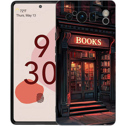 Read Books illustration Phone Case Cover for Google Pixel 9 8 7 6 7A 6A Pro Shockproof Silicone Soft 9 Pro XL Shell Capas Fundas