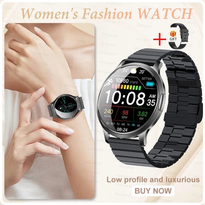 2025 New Smart Watch For Women Gift 1.32 Inch Full Touch Screen Sports Fitness Watches Bluetooth Calls Digital Smartwatch Ladies