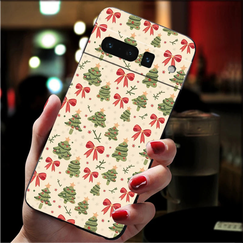 Phone Case For Google Pixel 10 9 Pro XL 9A 8 7 6 Pro Pixel 8A 7A 6A Pixel 8 7 6 5 Winter Christmas Case