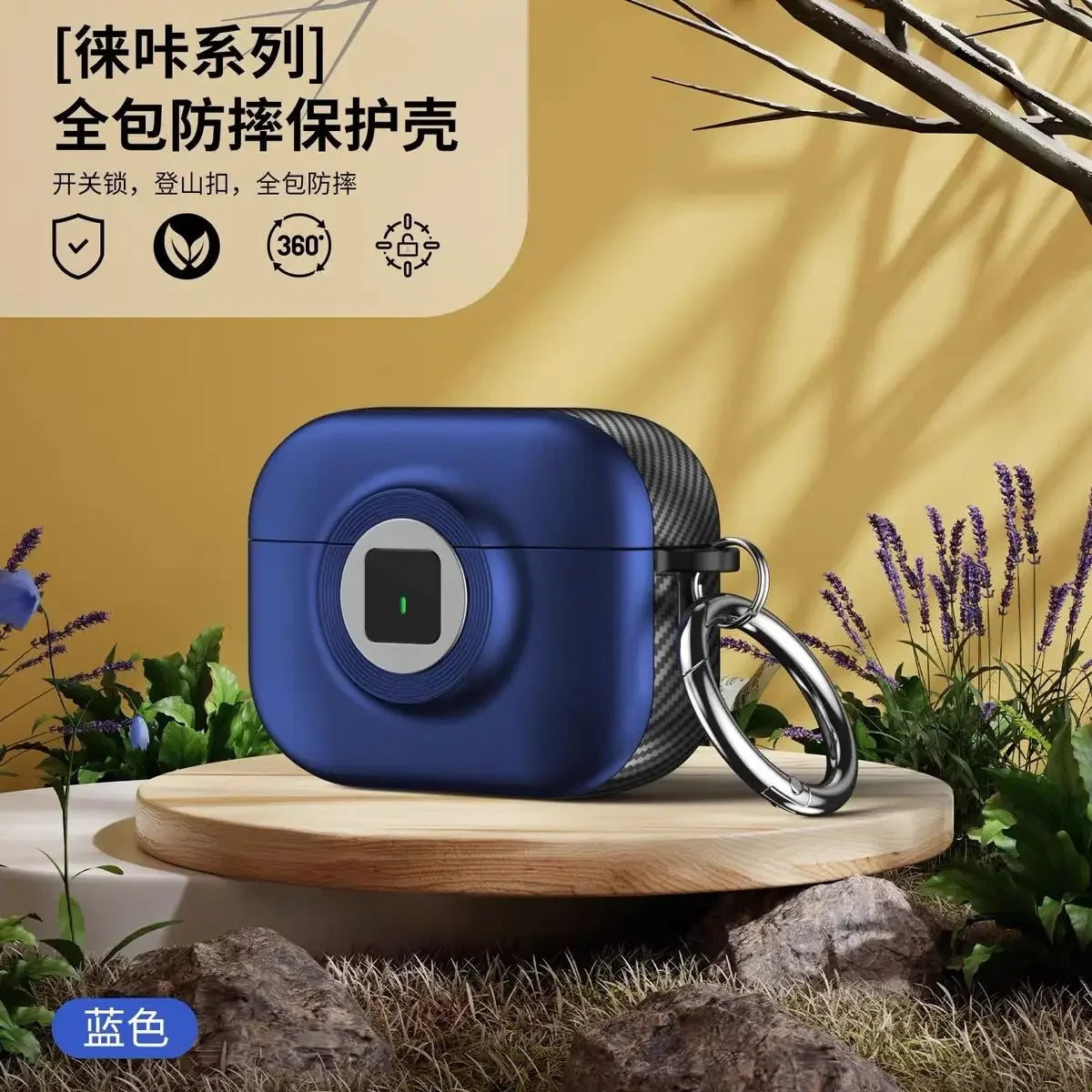New 2024 For Airpods 4th Gen Case With Lock Earphone Case Cover For Camera Form Factor Shockproof Shell For Apple AirPods 4 Case