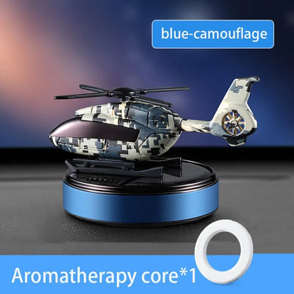 Car Air Freshener Solar Helicopter Interior Accessories Decoration Propeller Rotating Auto Flavoring Perfume Diffuser Supplies