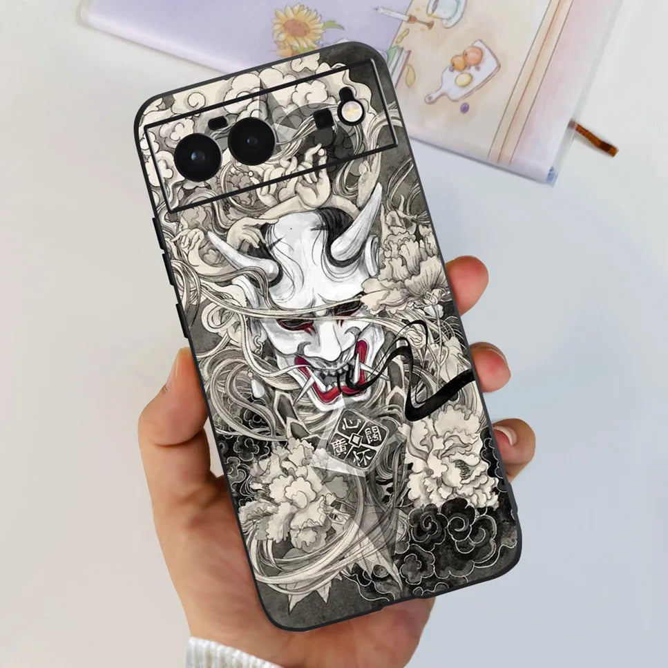 For Cover Google Pixel 6 Case Cute Cat Cartoon Bumper Back Shockproof Soft TPU Case For Google Pixel 6A 6PRO Pixel 6 Phone Cases