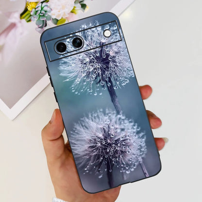 For Google Pixel 8A Case Stylish Painted Cover Soft TPU Shockproof Phone Case For Google Pixel 8 Pro Pixel8A Fundas Coque Bumper