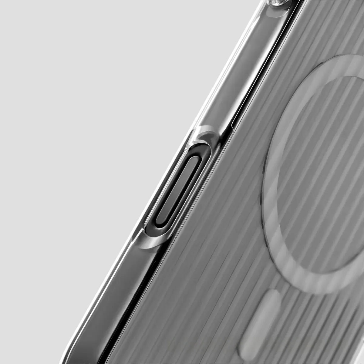 Phone Case with Corrugated Pattern Magsafe Magnetic Supoort Wireless Charge  for IPhone16 15 14 13 12 17 Non-slip Bumper Hard PC