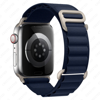 for Apple watch Straps 45mm 46mm 49mm 42mm iwatch Band 44mm 41mm 40mm Nylon Alpine bracelet correa Series 10 9 8 7 6 SE Ultra 2
