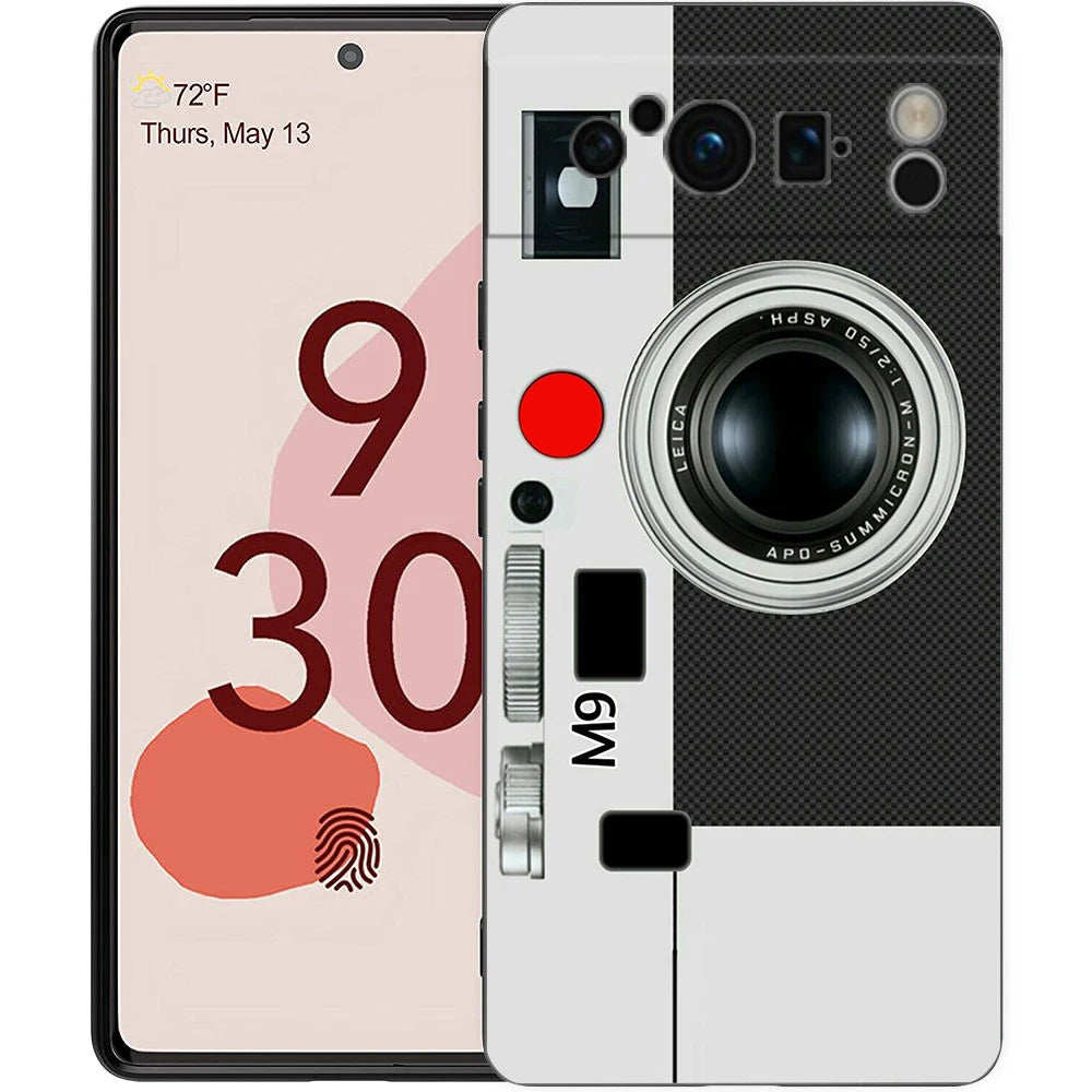 Phone Case For Google Pixel 8 7 6 Pro 8A 7A 6A TPU Shell Soft Silicone Shockproof Black Cover Gameboy Boy Game