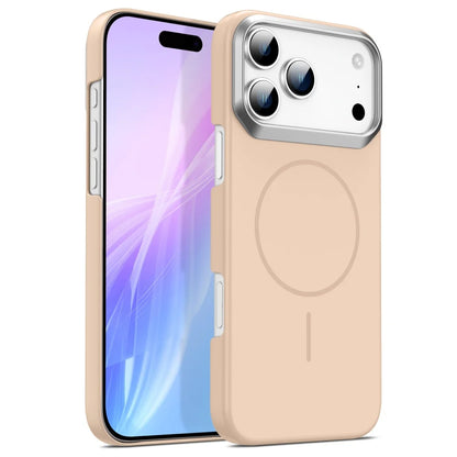 Luxury Razor Lens Matte Magnetic Case For iPhone 17 Air 16 15 14 Plus 13 12 11 Pro Max 16e 16Pro Shockproof Armor Phone Cover