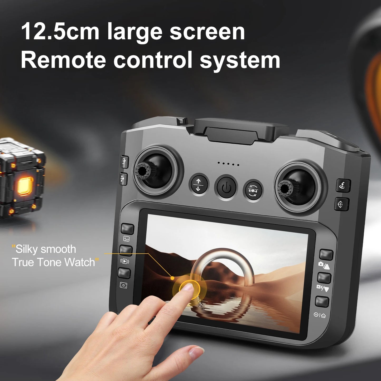 New S156 Quadcopter Aircraft Drone 8K Professional Camera Drone 5G WIFI FPV 4.5 Inch Large Screen Remote Control RC Dron VS V66