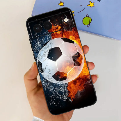 For Cover Google Pixel 6 Case Cute Cat Cartoon Bumper Back Shockproof Soft TPU Case For Google Pixel 6A 6PRO Pixel 6 Phone Cases
