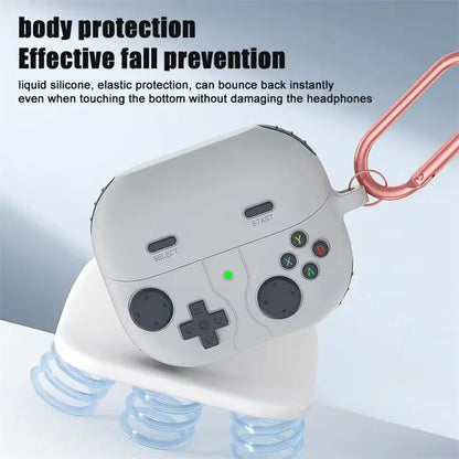 For Samsung Galaxy Buds 3 Buds 3Pro Case 3D Cartoon Game Consol Earphone Accessories For Samsung Galaxy Cover With Hook