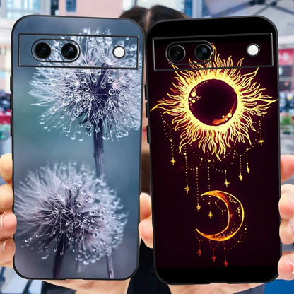 For Google Pixel 8A Case Stylish Painted Cover Soft TPU Shockproof Phone Case For Google Pixel 8 Pro Pixel8A Fundas Coque Bumper