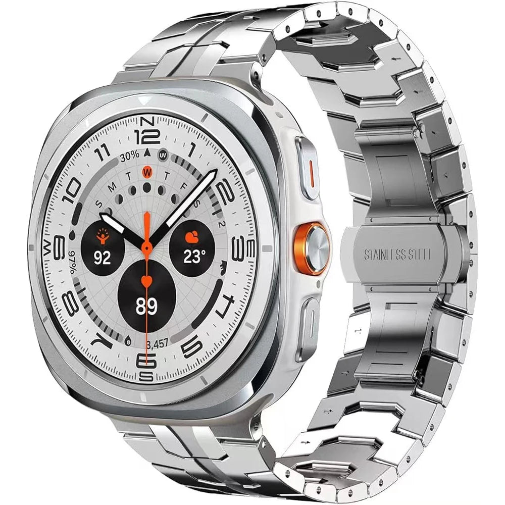 Titanium Band for Samsung Galaxy Watch Ultra 2025 Men Bracelet Luxury Metal Strap for samsung 7 ultra GALAXY ULTRA 47MM Correa