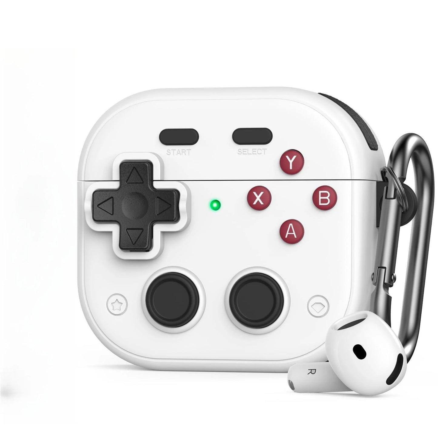 Case For Apple AirPods 4 With Lock Hard Earphone Protector Cover For Air Pods 4th Gen 2024 Case With Keychain ForAirPod Pro Case