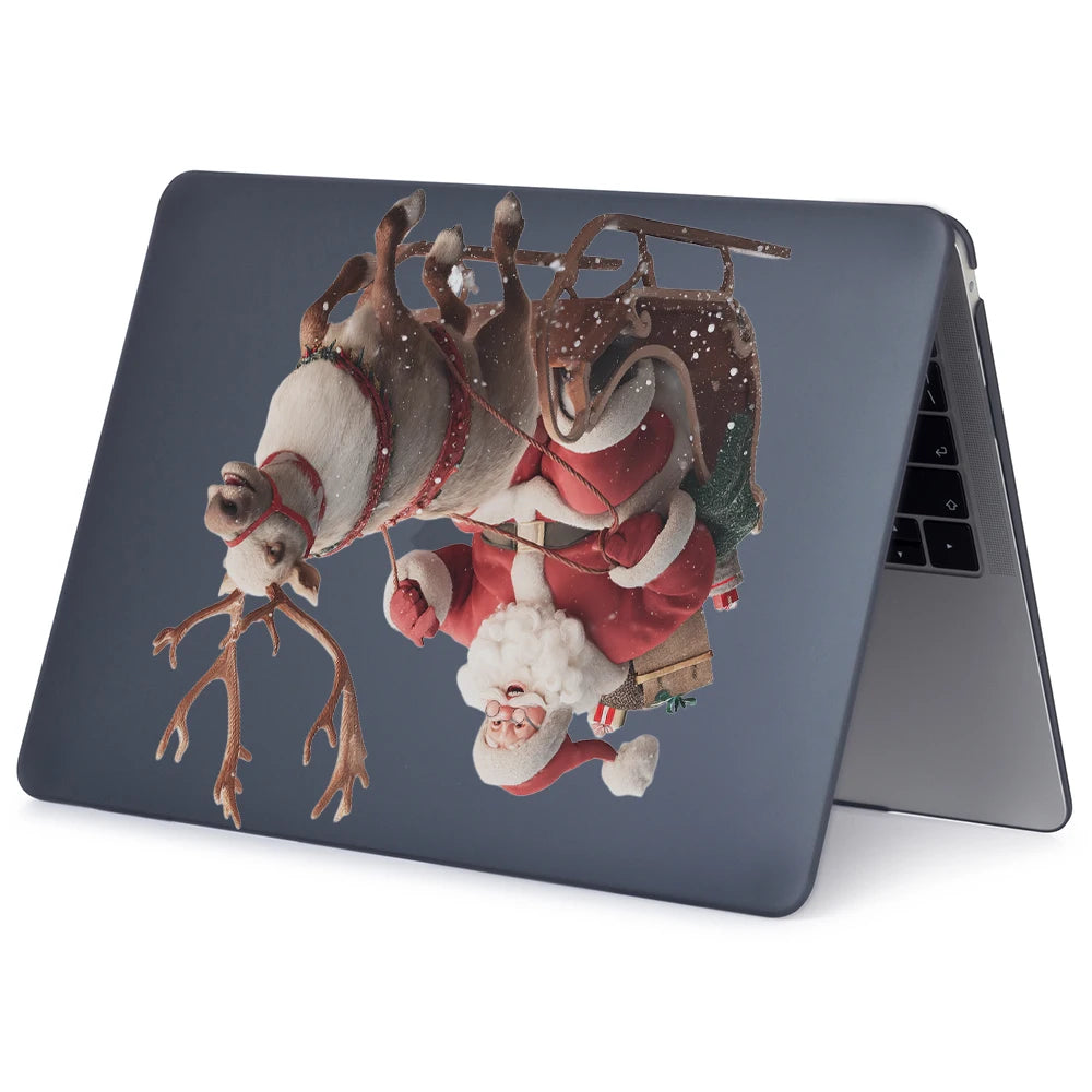 Santa Claus Print Laptop Case for MacBook Pro 14 Case 2025 M5 A3434 screen protector & keyboard cover for MacBook Air 13 M4 15