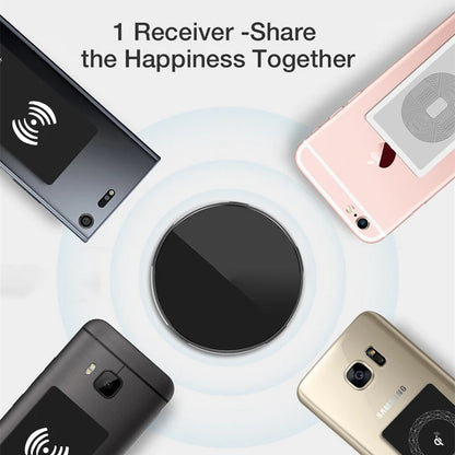 Universal Android Qi Wireless Charging Receiver Type C Wireless Charger Receiving Patch For Micro USB Smartphone For Iphone 6 7