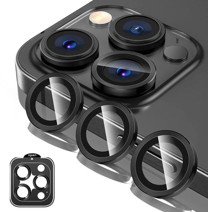 2-3Pcs Metal Tempered Glass Camera Lens Protector Cover For IPhone 15 16Pro Max 15 16 Plus Protection Phone Accessories