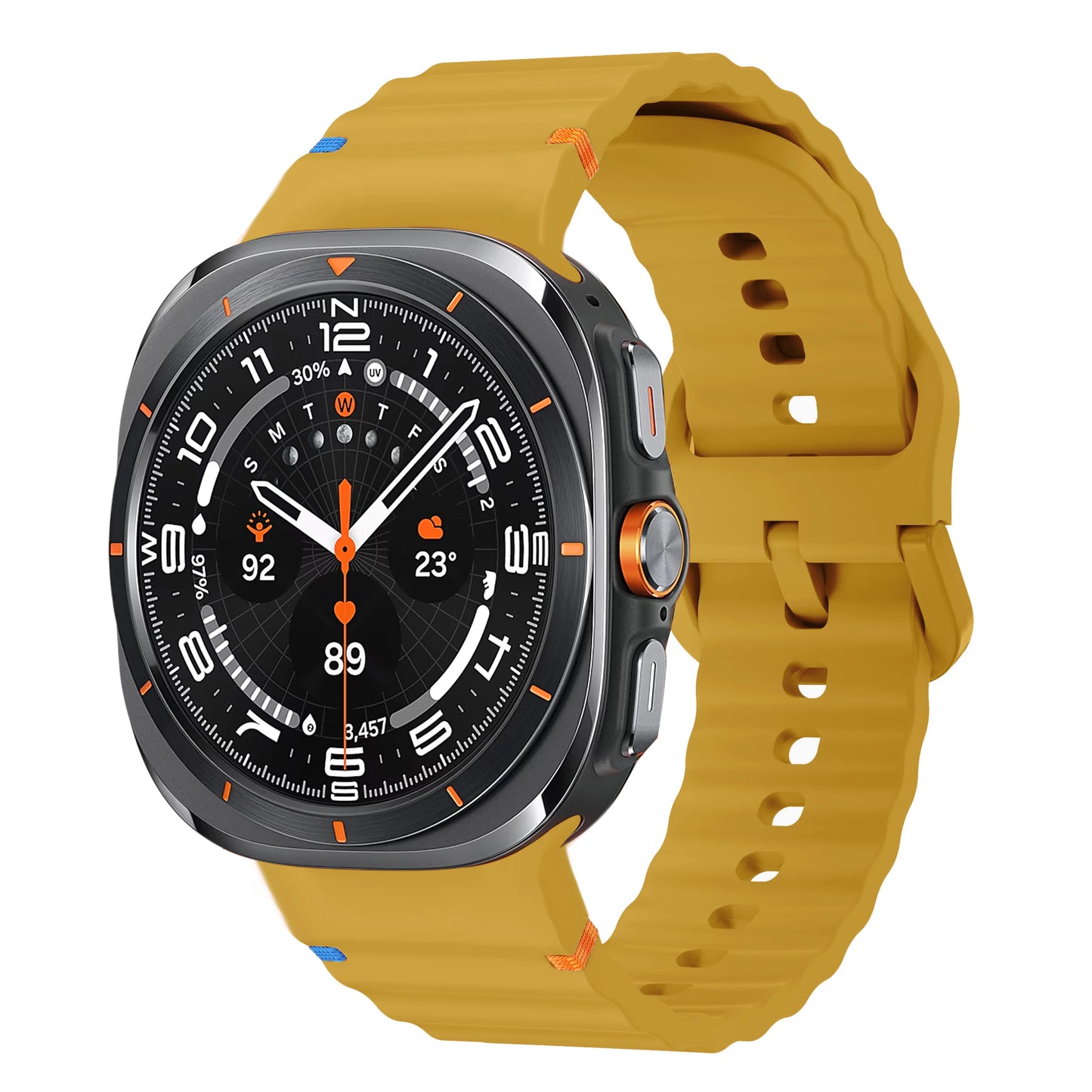 Silicone Band for Samsung Galaxy Watch ultra Strap 47mm Bracelet correa Galaxy Watch 7 6/6 Classic/5 pro/4 44mm 40mm 43mm 46mm