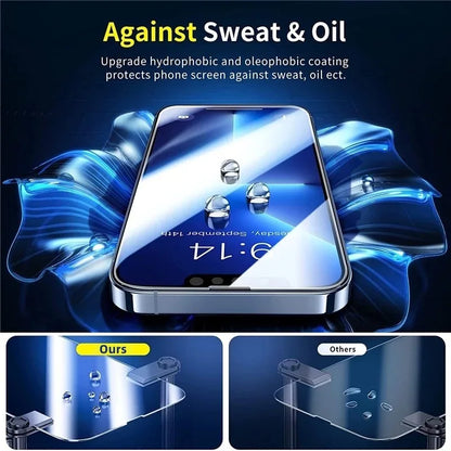 1-5Pcs Tempered Glass For IPhone 16 15 14 13 12 11 Pro Max Screen Protector For IPhone 7 8 14 Plus X XS XR Protective Glass Film
