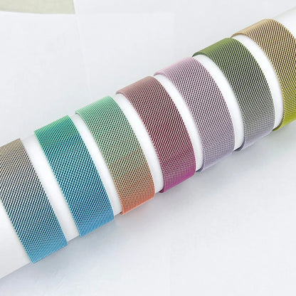 Milanese Loop for apple watch band 44mm 45mm 40mm 41mm 46-42mm pride bracelet iwatch series 9 8 7 6 SE 5 4 10 ultra 2 49mm strap