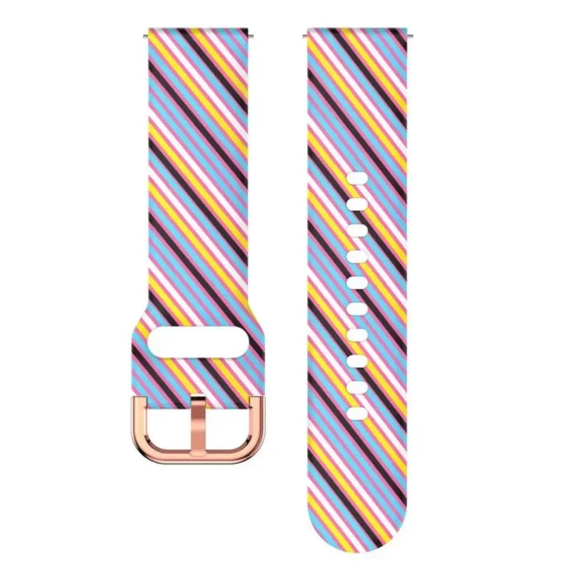 18mm 20MM 22mm band For Redmi Watch 5 lite/ Xiaomi Mi Watch 5 Active Wristband Printed Silicone Bracelet Sport strap Accessories