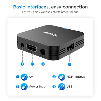 TANIX TX1 Android 10.0 Allwinner H313 Quad Core 4K HDR Mini Game TV Stick 2.4G Wifi RAM 1GB 2GB ROM 8GB 16GB Smart TV Box